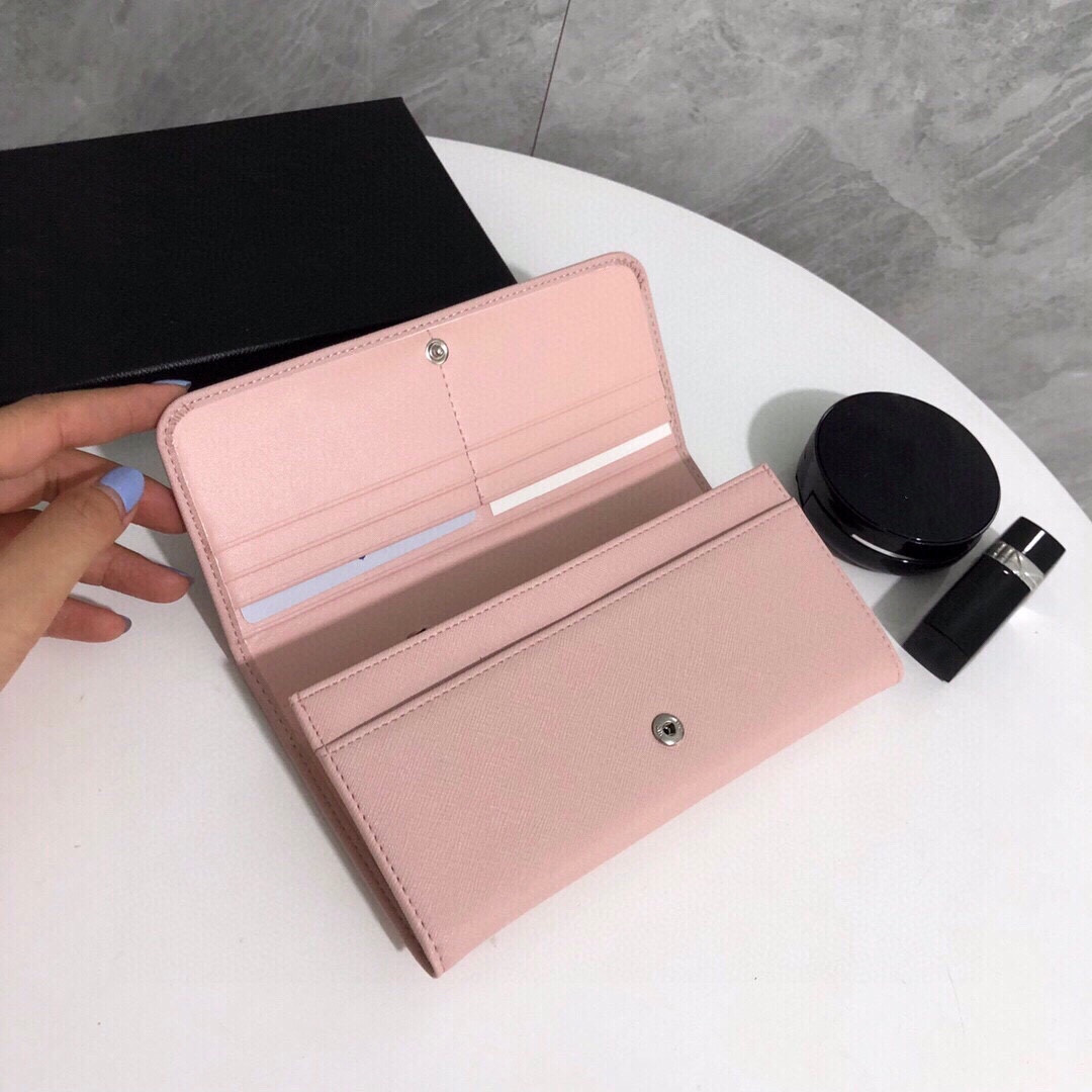 

Italy Wallets Clutch high quality handbag wallet Coin Purse credit card comfortable multicolor fashion casual lady's zero single zipper women's leather, Pink
