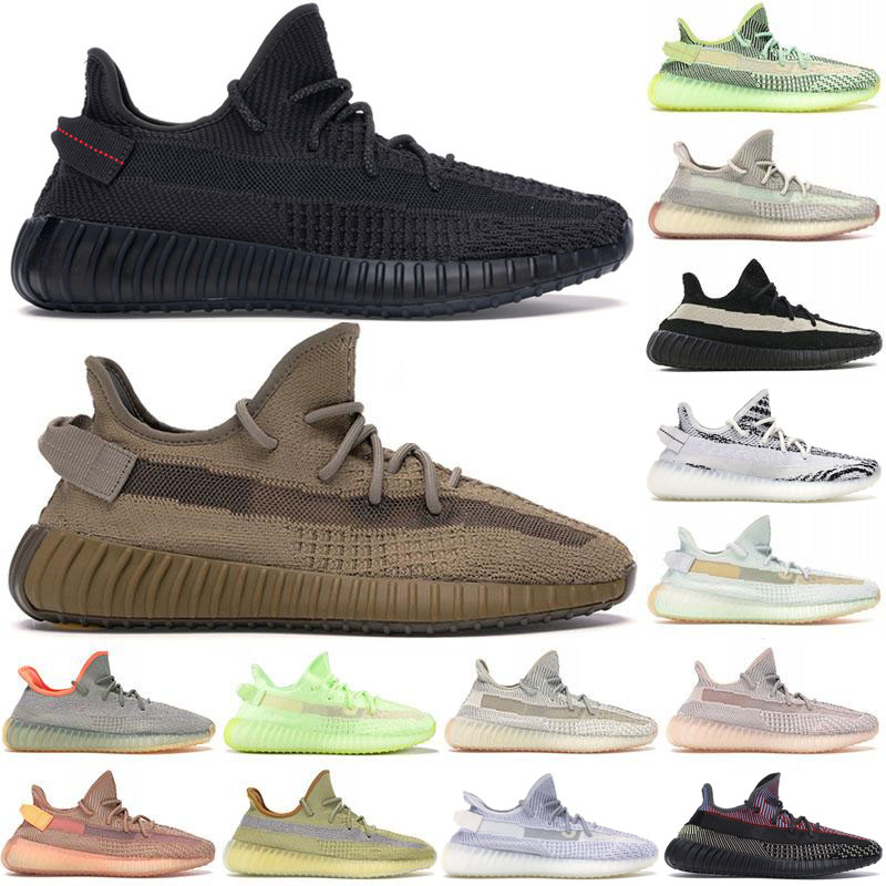 

Top Quality OG Kanye Running Shoes Static Cinder Ash Blue Pearl Earth Cloud White Zebra Cream Oreo Desert Sage Zyon Yecheil V2 Reflective Mens Women Sneakers Trainers, Shoe box