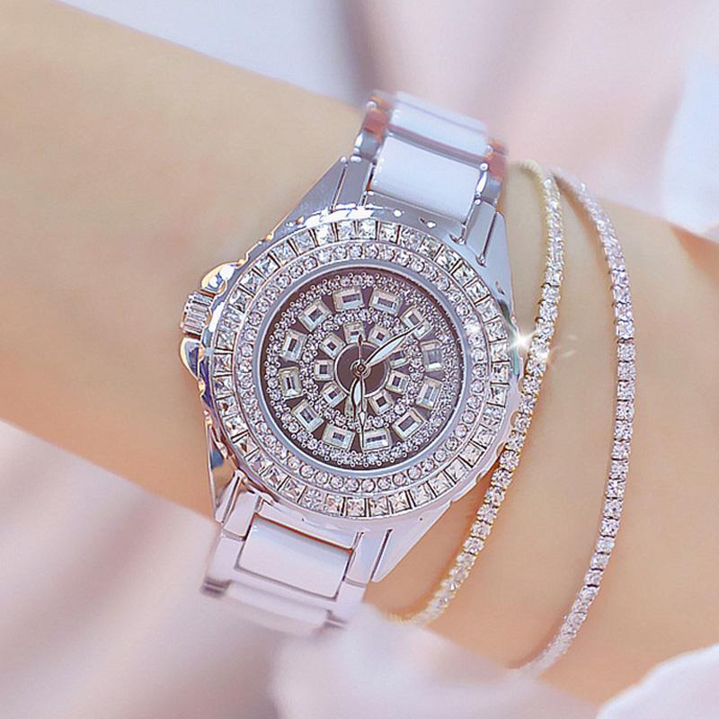 

Wristwatches WOMEN WATCHES BRACELET SILVER DIAMOND WATCH FASHION LADIES WRIST FOR QUARTZ DRESS CLOCK FEMALE GIFT, Gold