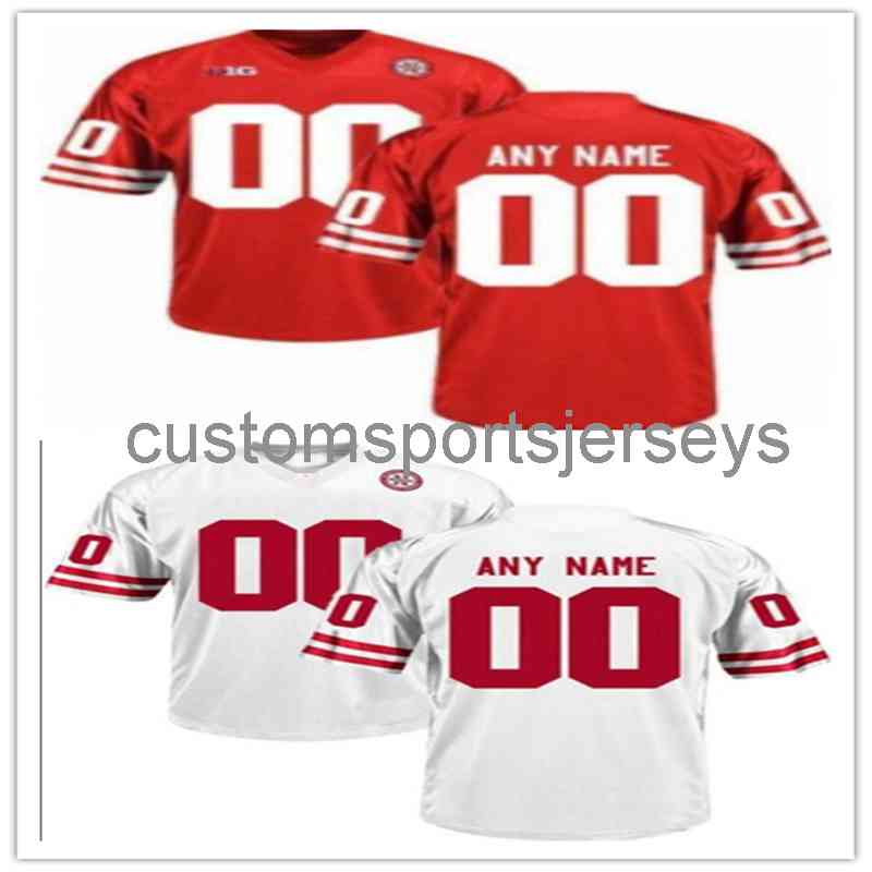 

Stitched custom Nebraska Huskers Jersey Any Number Name All Colors Mens Women Youth NCAA football Jersey -6XL, Red