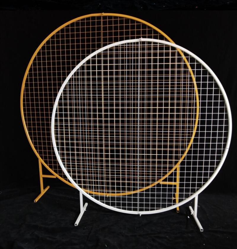 

Party Decoration Wedding Props Circle Screen Tieyi Grid Scene Layout Pographic Background