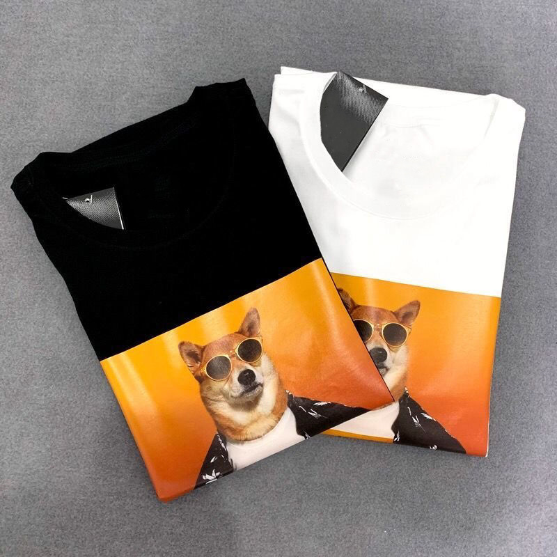

Men's T Shirts round neck Tees solid color summer Ice porcelain cotton printing shirt short-sleeved men and women half-sleeved multiple colo, White;black