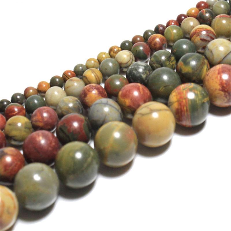 

Other 2021 Jewelry Accessories Natural Round Loose Spacer Picasso Beads