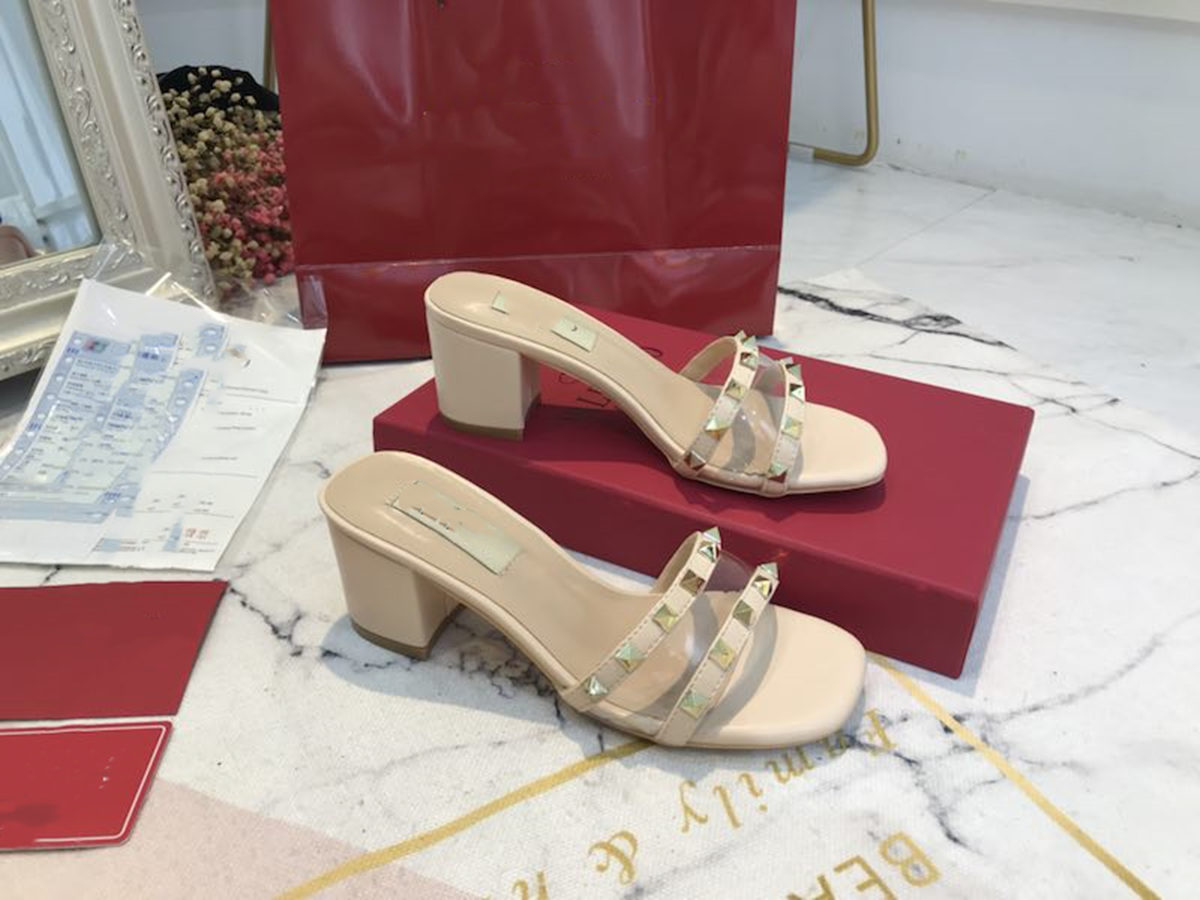

Valentino Shoes Luxury Designers Shoes 2021 fashion sandals high heels high quality imitation counter brand sandals high heels o8-3