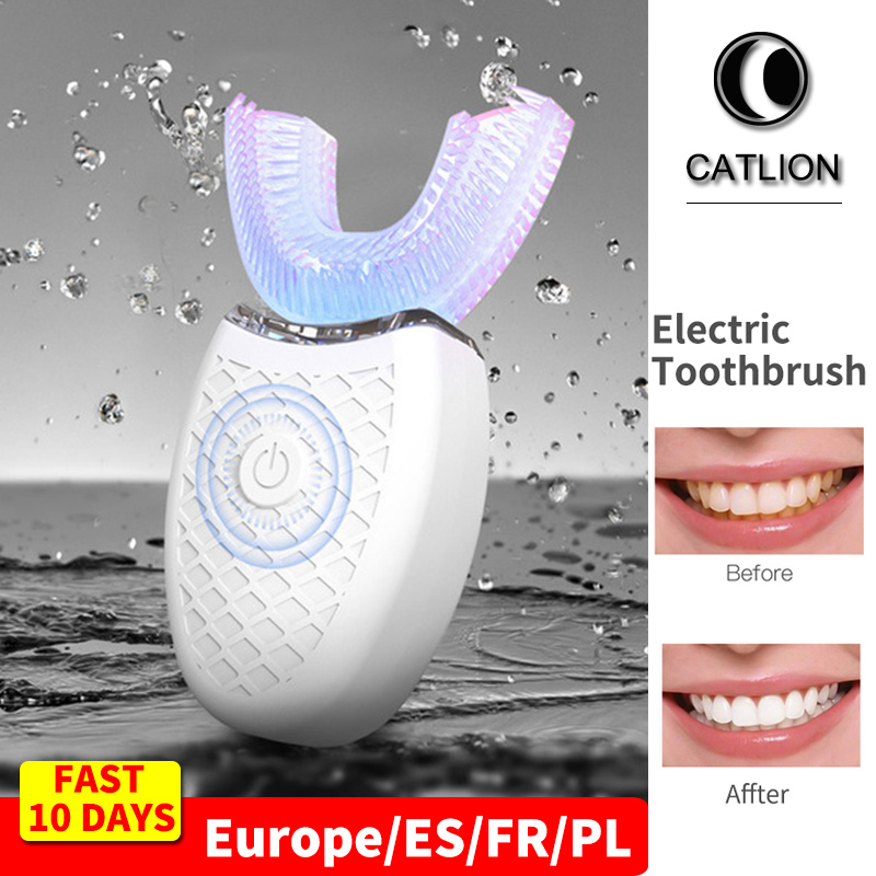 

UltraSonic Electric Toothbrush Usb Rechargeable Silicon Teethbrush Ipx8 Waterproof U 360 Cleaner Sonic Tooth Brush Whitening