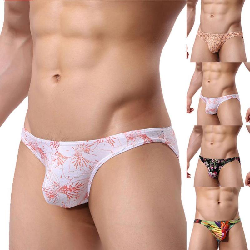 

Underpants Fashion Sexy Modal Low Waist Panties Breathable Man Briefs Underwear Men's Soft, Black;white