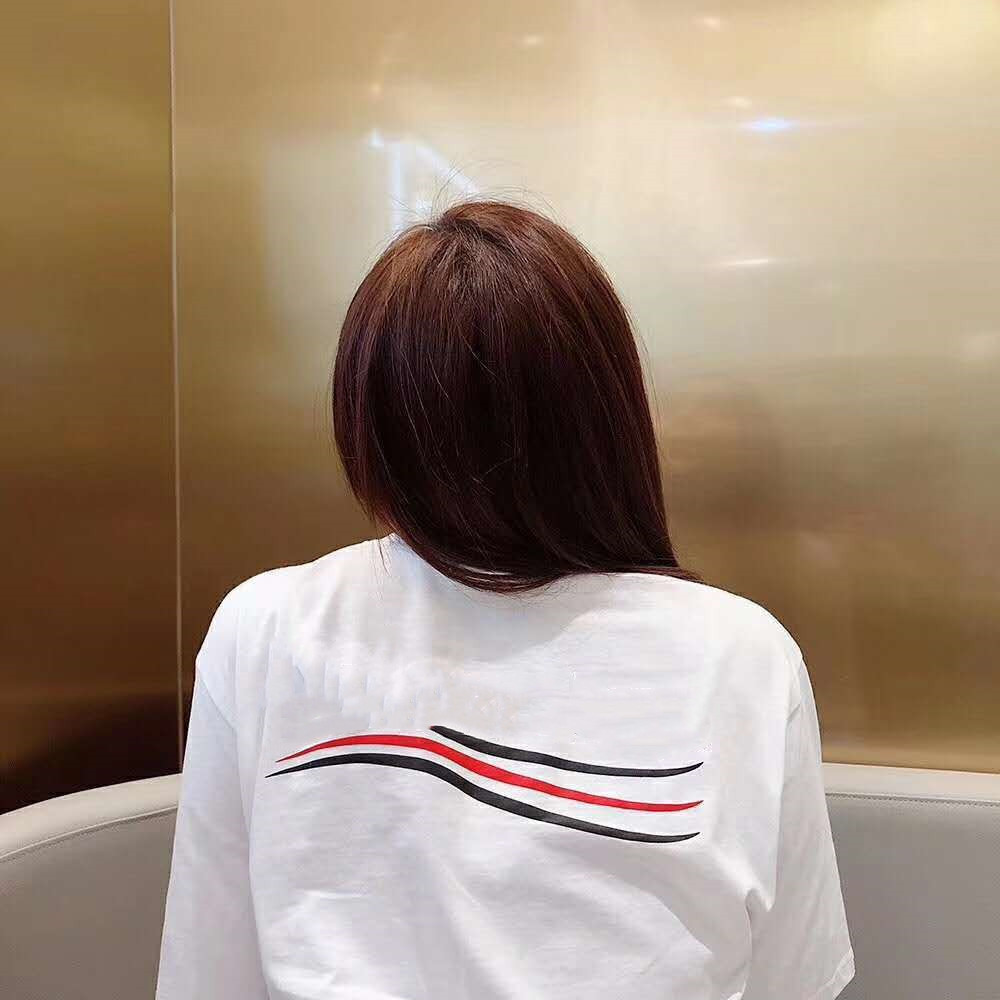 

Summer Women's T-Shirt Street Hipster Cotton Hedging Men Short Sleeve Round Neck Loose Factory Wholesale, As picture 08