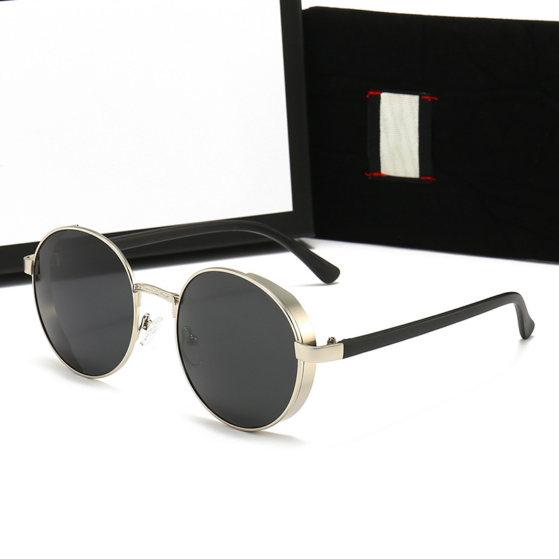 

Mens Womens Designer Sunglasses Luxury Sun Glasses Fashion Round Glass Sunglasses For Man Woman With Original Case Box