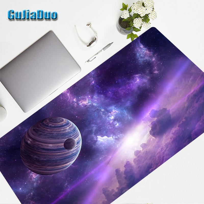 

Mouse Pads & Wrist Rests Gamer Creative Purple Magic Starry Sky Large Pad Laptop PC Cushion Table Desk Mat Art Space Mousepad Gaming Accesso