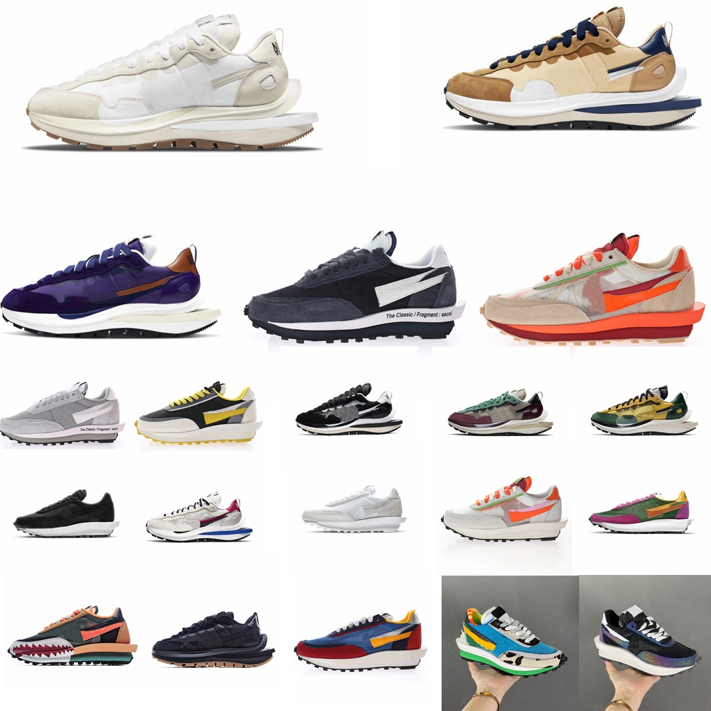 

2021 Waffle Vaporwaffle Mens Running Shoes Fragment Sail Dark Iris Sesame and Blue Void String Villain Red Tour Yellow Royal Fuchsia Men Women Sneaker, Customize