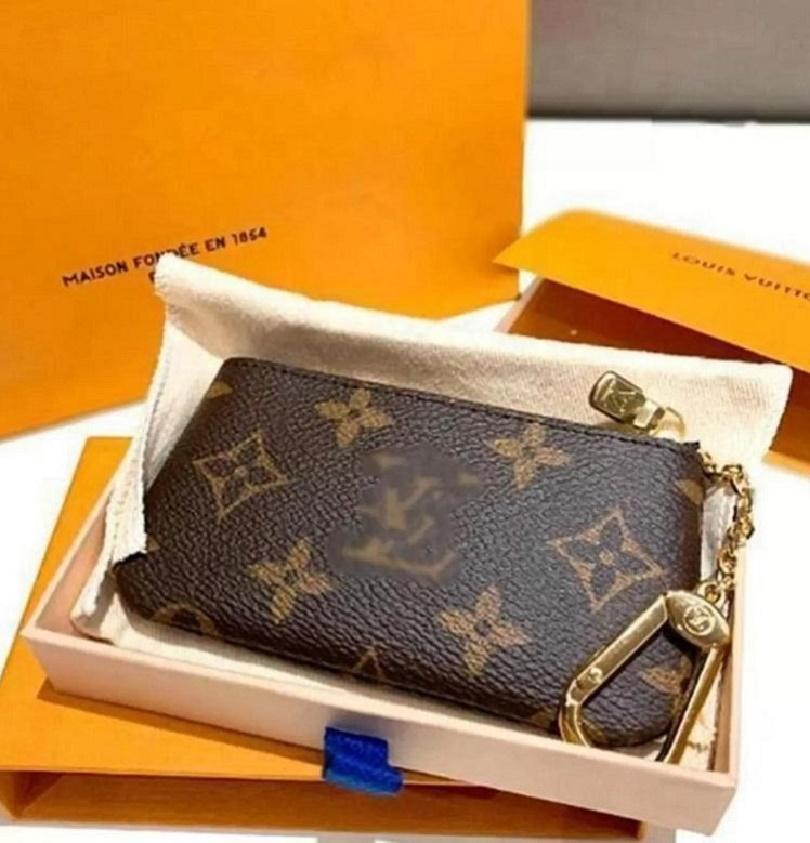GG "LV" Louis ... Vitton "Ysl ... Vutton Pochette à clé Pochettes M62650 Pochette CLES Designers Femmes Mens Homme Bague Carte de crédit Porte-mo