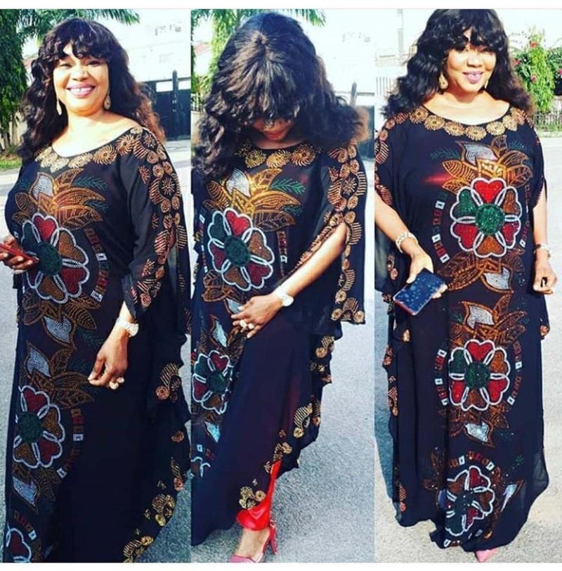 

Ethnic Clothing Elegant African Dashiki Dress Beading Diamond Bat Sleeve Bazin Muslim Abaya Long Maxi Robes Gown Sexy Evening Party