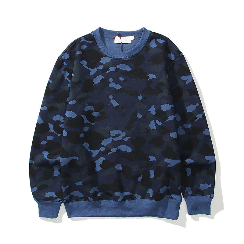 

Famous Menswear Designer Sweater Hoodie Long Sleeve Hatless Shark Head Camouflage Round Neck Comfortable Pullover Spring and Autumn Multicol, Red