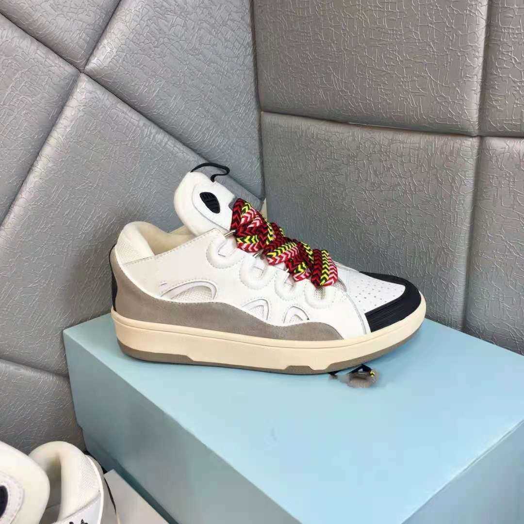 

Net red bread shoes catwalk clay board men's and women's Leisure Sports Moral Training couple running