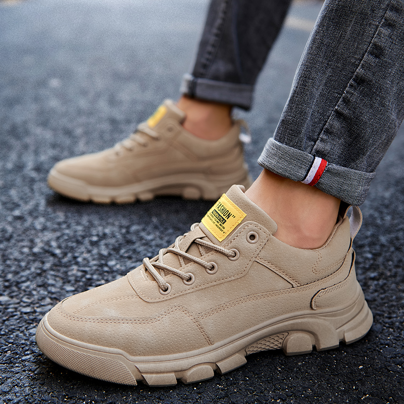 

Suede Leather Men Casual Sneakers Italian Brand Male Breathable Trainers Designer Mens Moccasins Driving Shoes Zapatos Hombre, Black