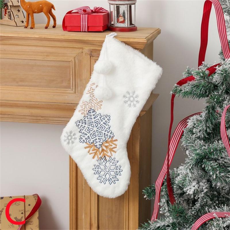 

Christmas Decorations Gift Santa Stockings Xmas Tree Ornament Man Woman Lady Hanging Socks Present Pocket Candy Bag Stocking Sack