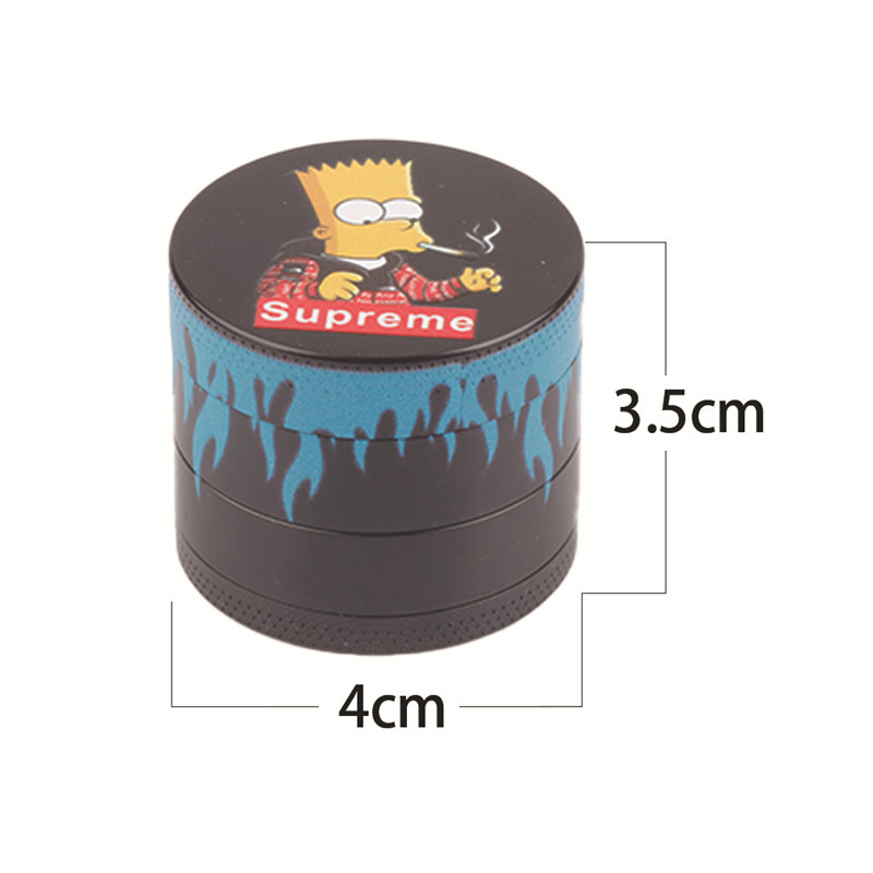 

Superem Herbal Grinders Set Smoking Accessories Water Dropt 4 Layers Alloy Metal Herb Grinder Magnet Lid with 40mm 50mm 55mm 63mm Quality Ensurance in Stock