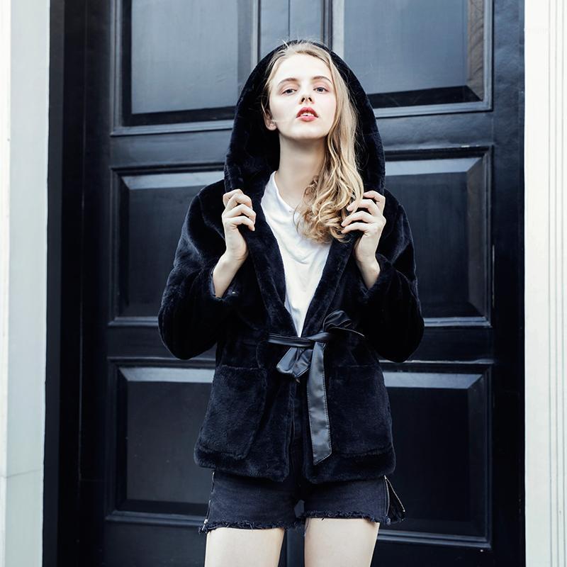 

Autumn Winter Faux Fur Coat Long Sleeve Solid Color Warm Coat1, As pic