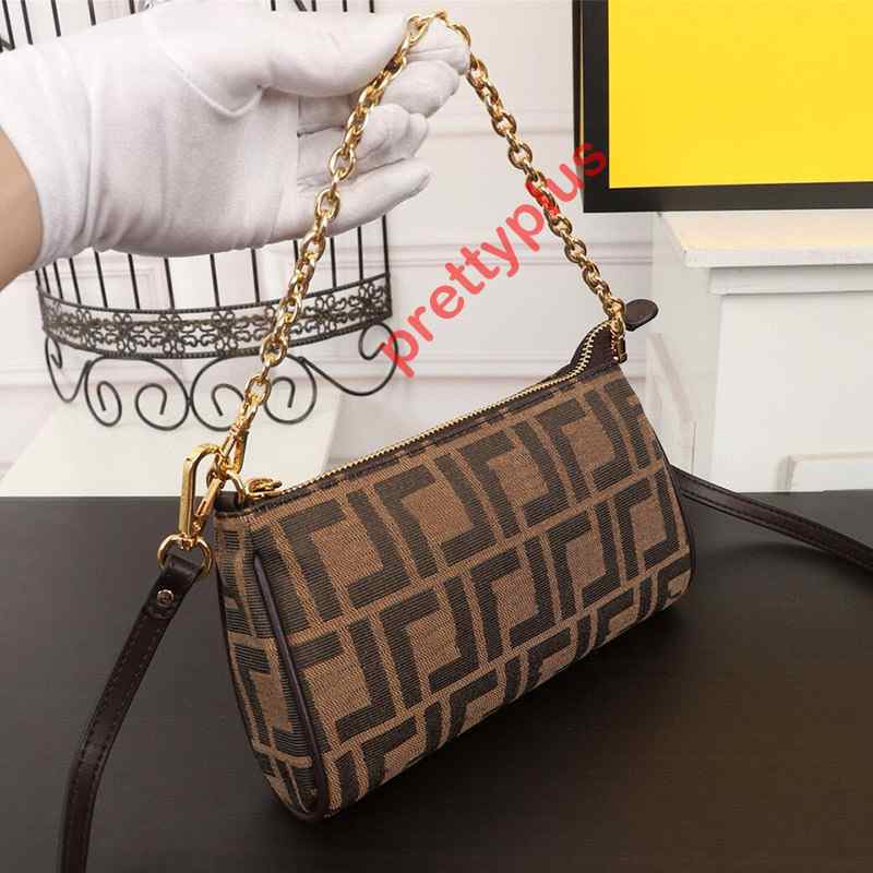 

Vintage Baguette Brown Fabric Bag Luxurys Designers Womens Multicolor Canvas Shoulder bags Crossbody Tote Pouch Wallet Purse Totes Leather Monograms Handbags