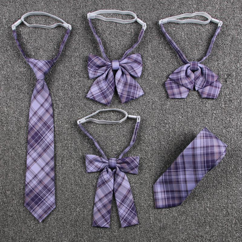 

Neck Ties JK Bow Tie Female Japanese Student Uniforms Shirt Same Pleated Skirt Accessories