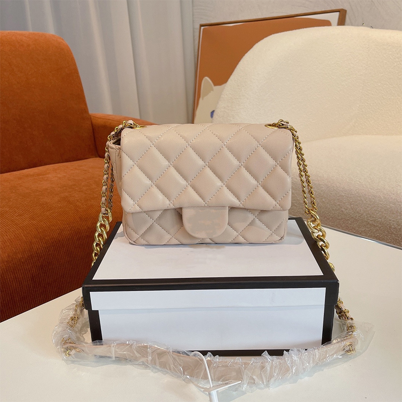 

High Quality Women's Bags French Fashion Shoulder Bags Leather Diamond Lattice Quilted Luxury Crossbody Bag Famous Designer Totes Wallets Street Chain Backpacks, Black