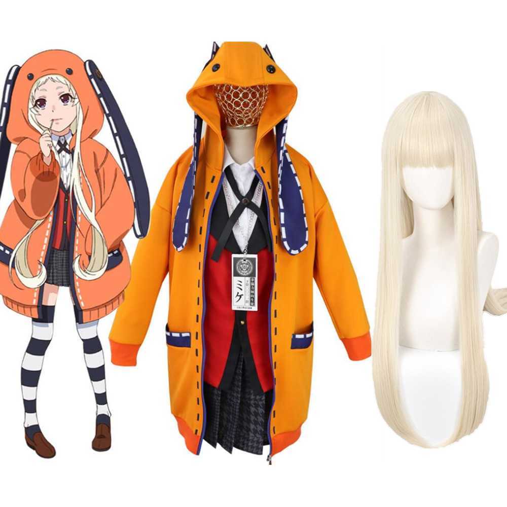 

Anime Kakegurui Compulsive Gambler Yomoduki Runa Cosplay Costume G0913, A2