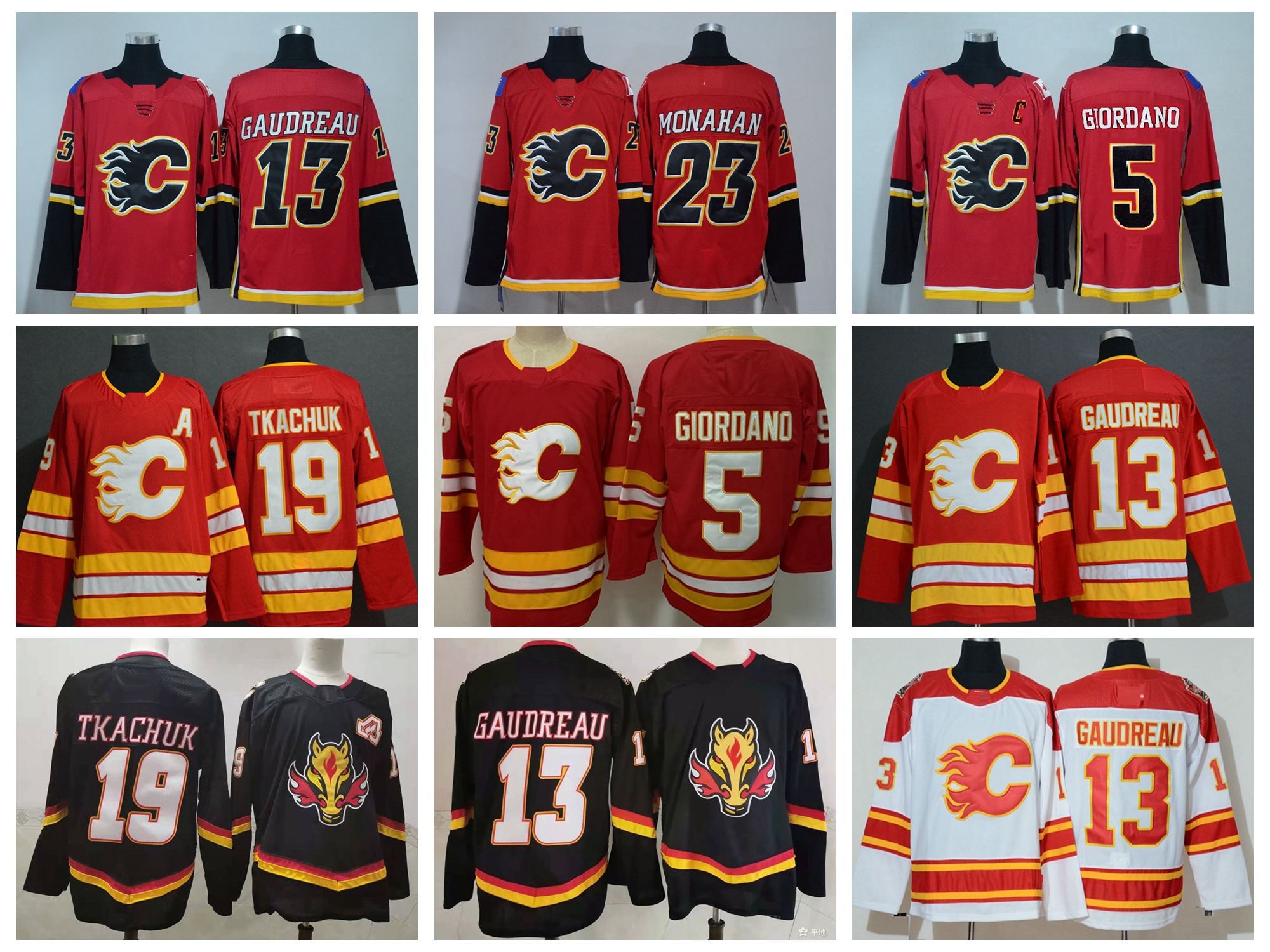 

2021 Calgary Flames Hockey Jerseys Mens Johnny Gaudreau Jersey Matthew Tkachuk Andrew Mangiapane Elias Lindholm Sean Monahan Derek Ryan Mark Giordano Stitched, Blue