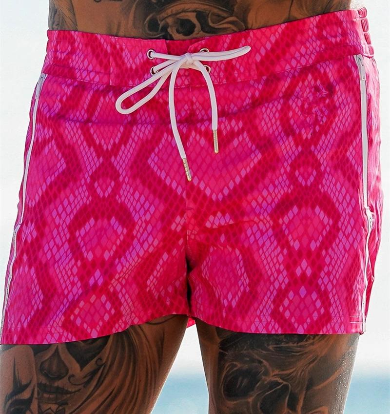 

Men's Shorts 2021 Summer Men Short 3Style Fashion Beachwear Camouflage Print Quick Dry Drawstring Sportwear Mens, White;black