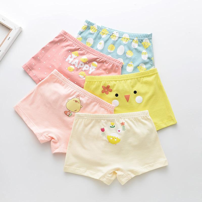 

5Pcs/lot Girls Cotton Boxer Briefs Girl Panties Shorts Children's Kids Underwear For 2-14 Years GU229, Camo
