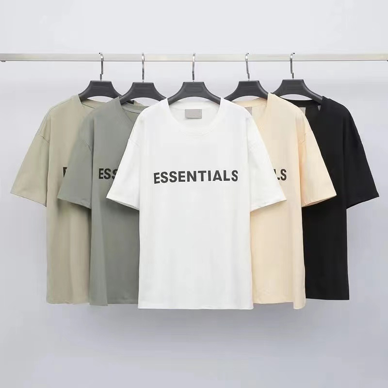 

Famous Mens Pentagram T-Shirt Summer Loose Tee ESSENTIALS Letter Printed Streetwear Fashion Men Women Hip Hop Tees Couples Top Brand Clothes Size S-2XL, Extra not product
