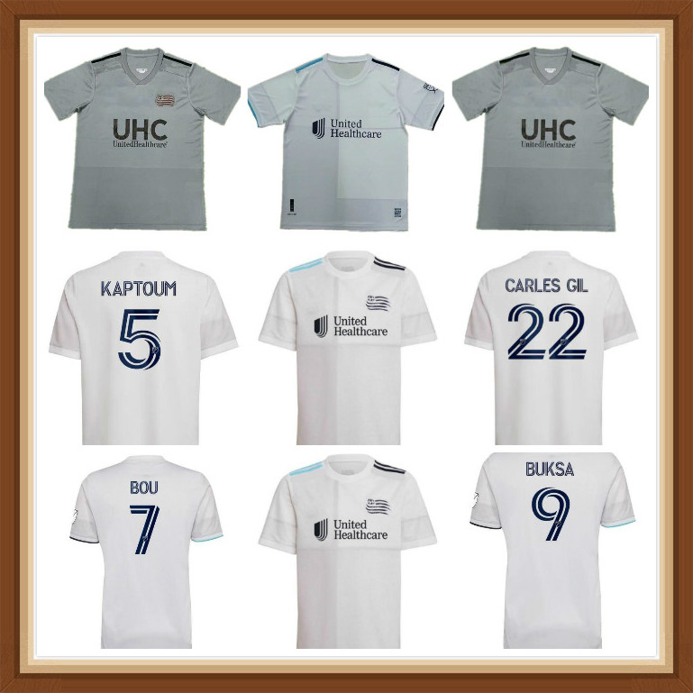 

2021 2022 Newe Revolution Soccer Jerseys Buksa Bou Bunbury home away 21 22 football shirt