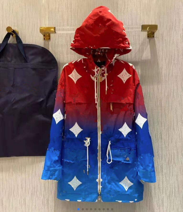 

2021 jacket all-match gradient color long-sleeved loose casual mid-length sunscreen cardigan 425, Black;brown