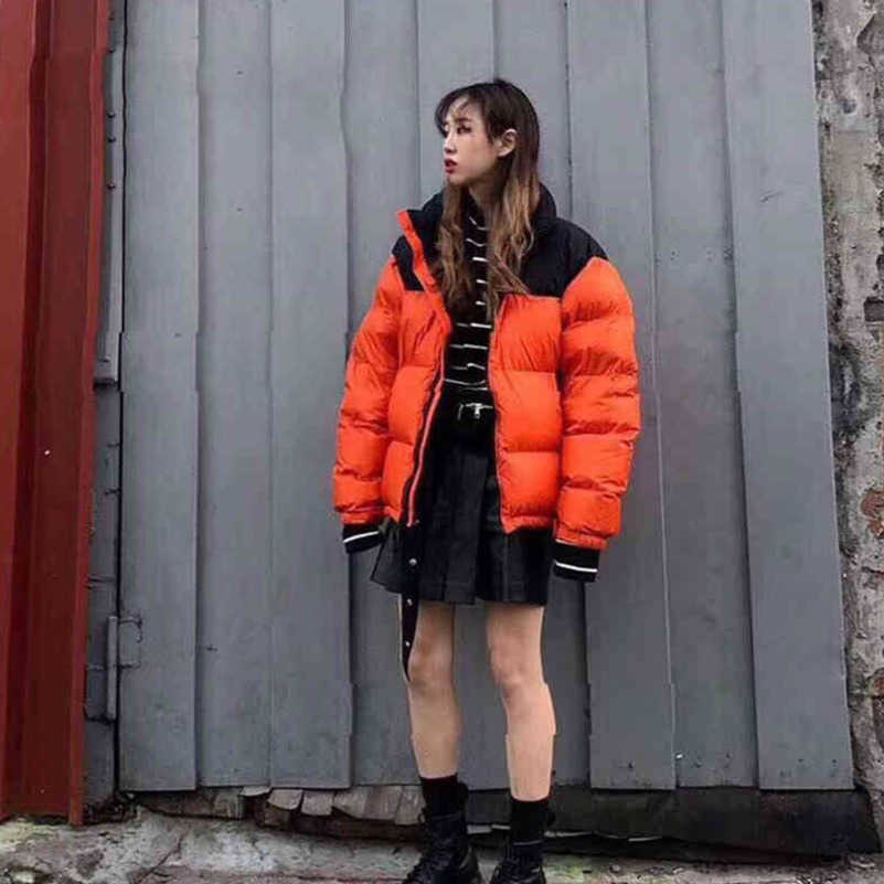 

Mens down cotton jacket parka6 F winter outdoor womens fashion Classic casual warm Unisex Embroidery Zippers Tops Coat OutwearDU0F, Purple-700 embroidery on the sleeves