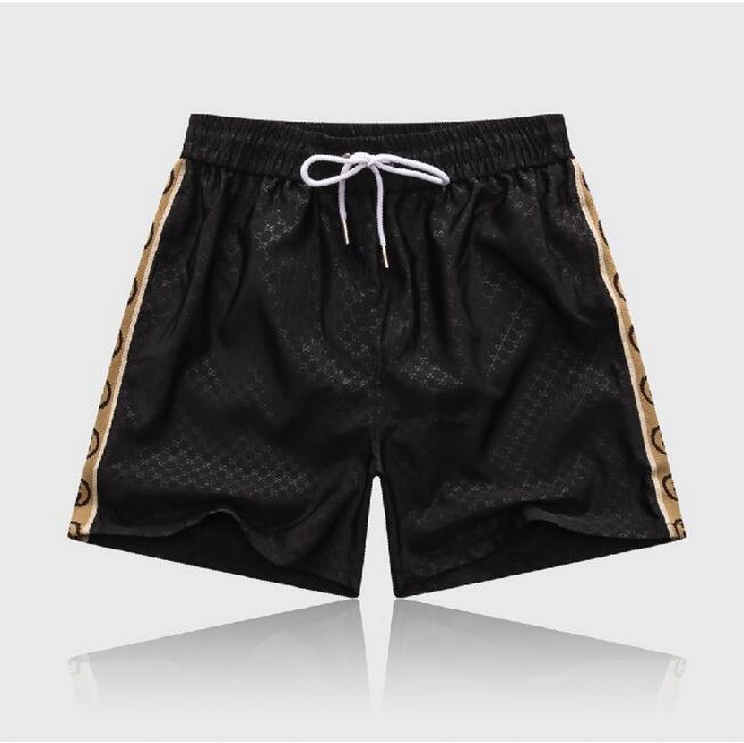 

Men Beach Shorts Swim Trunks Mens Running Sports Surffing Swimwear Short Pants, White;black