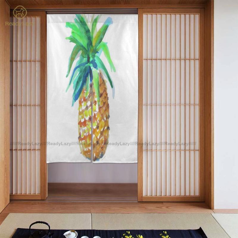 

Pineapple Curtains Cottages Double Door Curtain Separator Fancy & Drapes