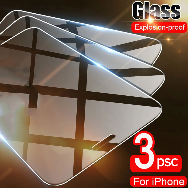 

Cell Phone Screen Protectors 3 pçs/lote vidro protetor para for apple iphone 13 mini 13 pro max protetor de tela filme i telefone