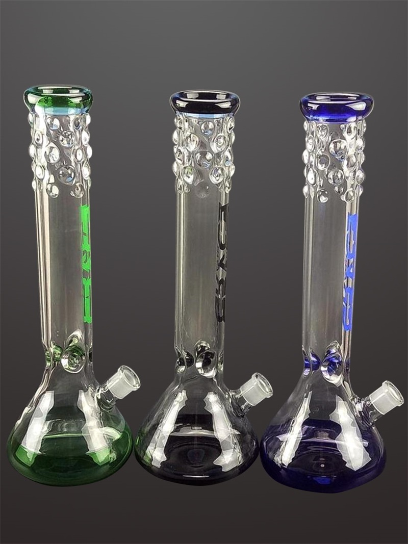 

14 Inch GRACE Glass Hookah Bong Water Smoking Pipe Ash Catcher Tobacco Accessories three color to choose
