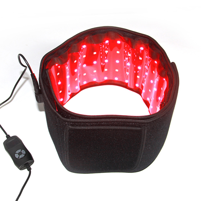 

Pain Relief Waist Slimming Lipo Infrared 635Nm 860Nm Laser Led Arm Belts Red Light Therapy Belt Wrap, Black