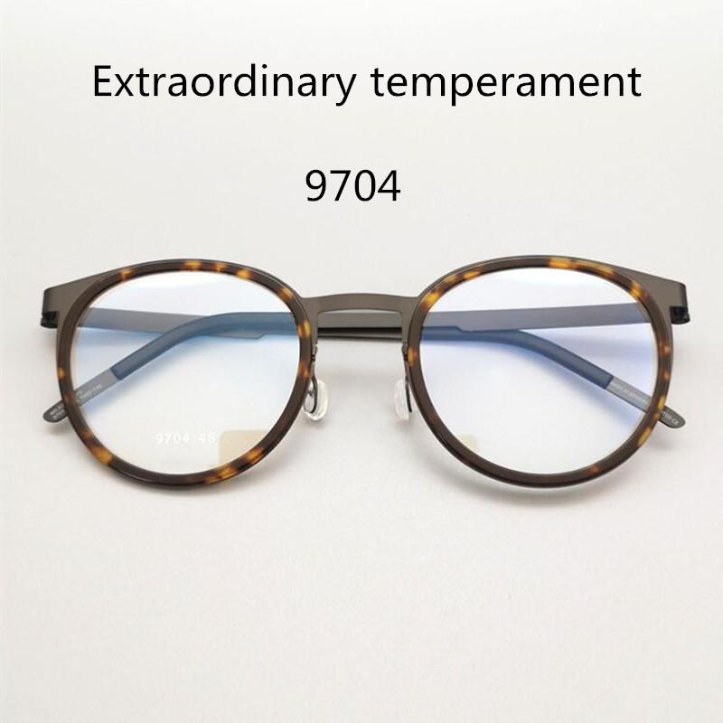 

Fashion Sunglasses Frames Lynd 9704 Frames, Jiang Wen Xu Zheng, Vintage Titanium, Euramerican Ultralight
