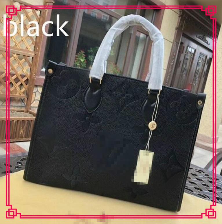

Designer Handbags ONTHEGO Handbags Women Genuine Leather Shoulder Bags Luxury Messenger Bags Purse VITTON Women Handbags Wallet Tote