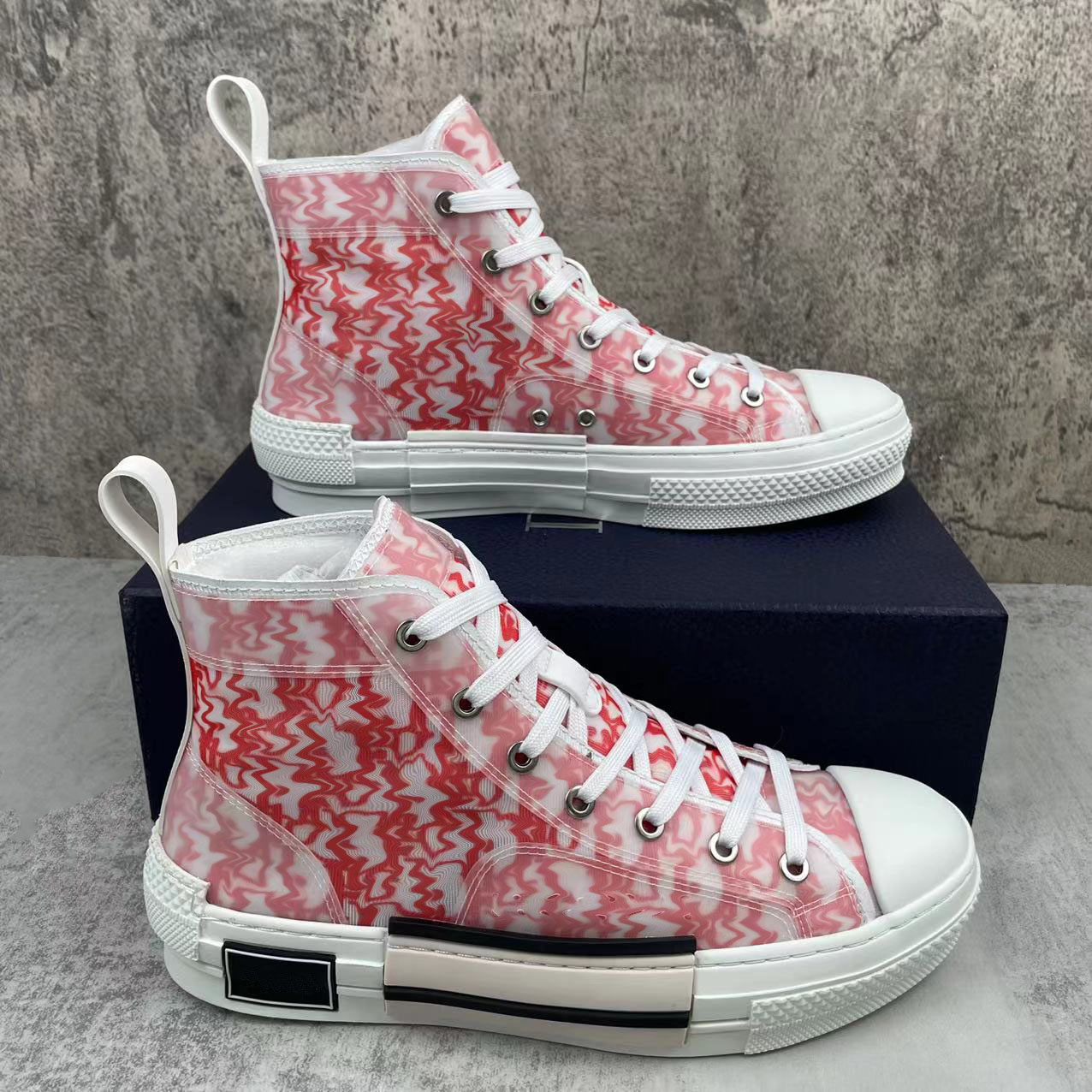 

2021 Designer Casual Shoes B23 24 Oblique Technology Canvas Trainers Sneakers Men Women Fashion Breathable Outdoor Platform Flat Trainer Sneaker 35-46, Customize