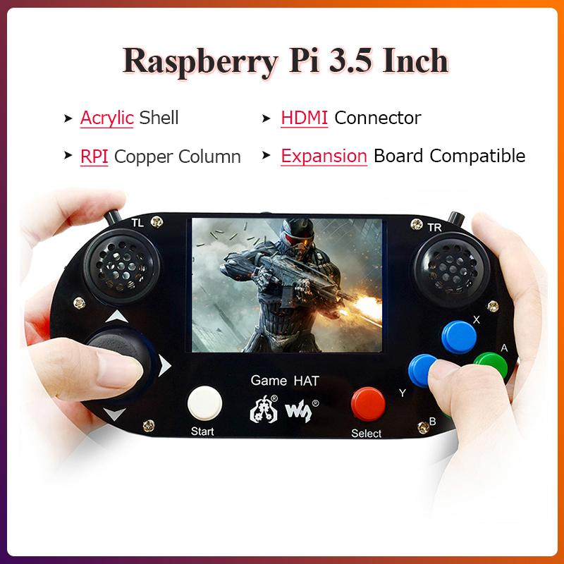 

Raspberry Pi Game Console 3.5 Inch IPS Screen Expansion Board Compatible A /B /2B/3B/3B Handheld Player Portable Players