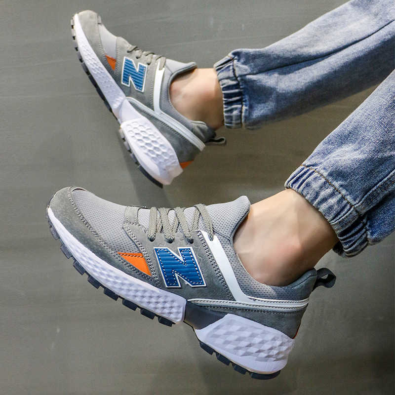 N-shaped Shoes Spring and Autumn Bailun Cool Running Nb574 Men's Elevated Sports Wo Breathable Mesh