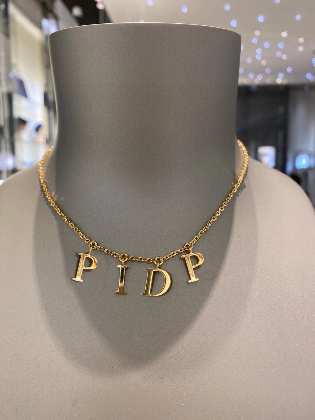 Fashion letter gold chain necklace bracelet for mens and women Party lovers gift jewelry With BOX-image-737735408