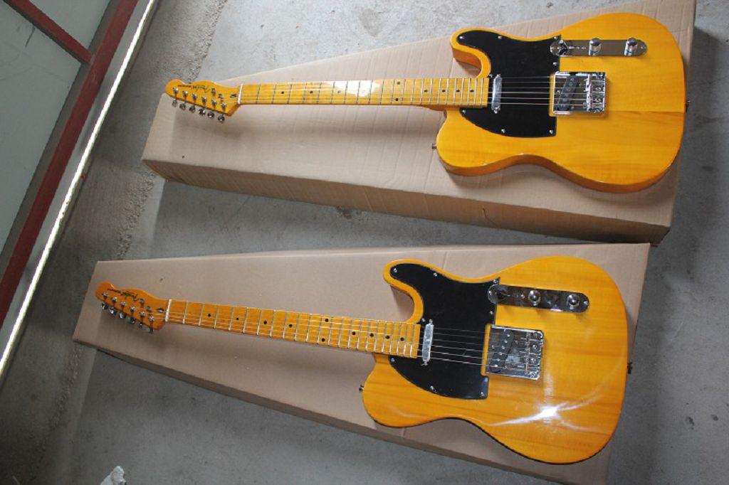 

2014 New style Yellow electric guitar in stock 6 strings guitar In Stock