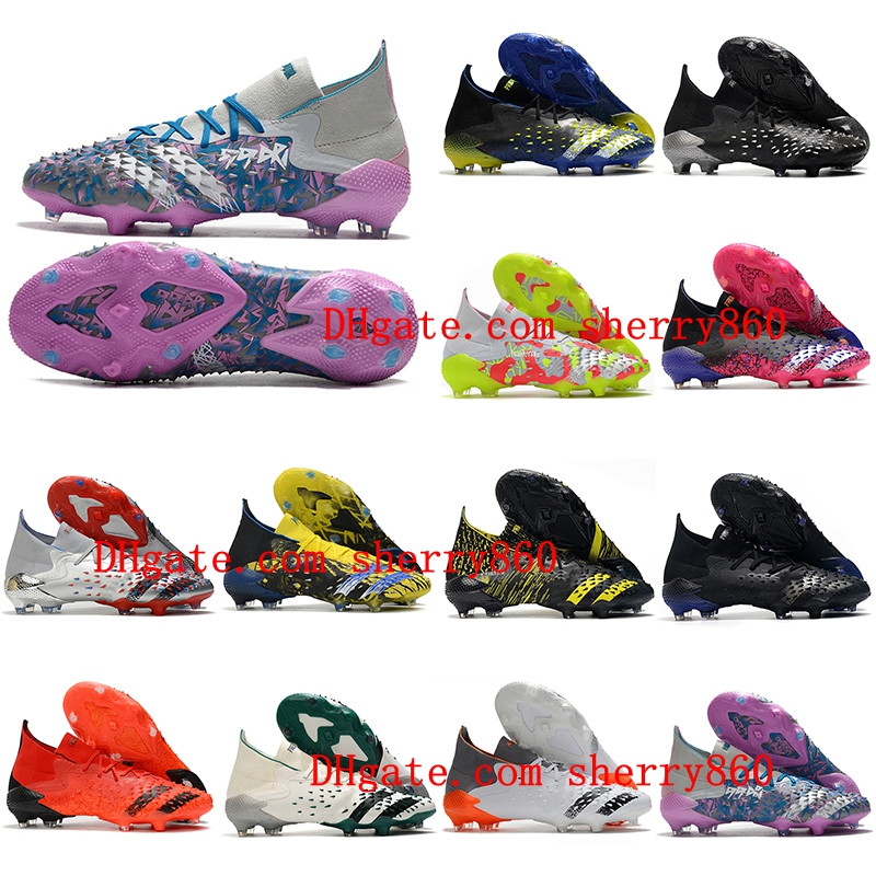 

Predator Freak.1 FG Soccer Shoes Cleats Football Boots scarpe calcio chuteiras de futebol, As picture 3