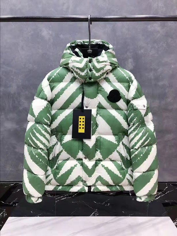 

Luxury France Mens down jacket Letter Monclair Logo Knitted women Parkas Panel Casual coats Bomber jackets Designers Men S Clothing001