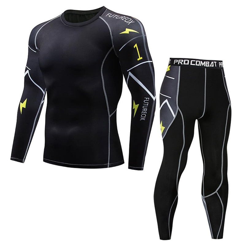 

Model Thermal Underwear Men Sets Compression Sweat Quick Drying Long Johns fitness bodybuilding shapers 211108, 2012h