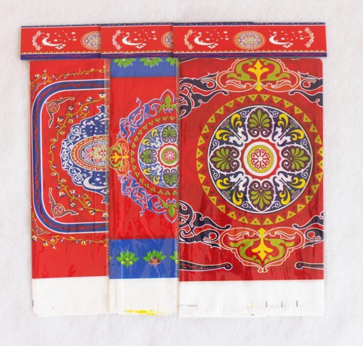 

Creative Disposable Plastic Table Cloth Eid Ramadan Cover Tablecloth Waterproof For Moslem Islamism Decoration#128 Party Favor