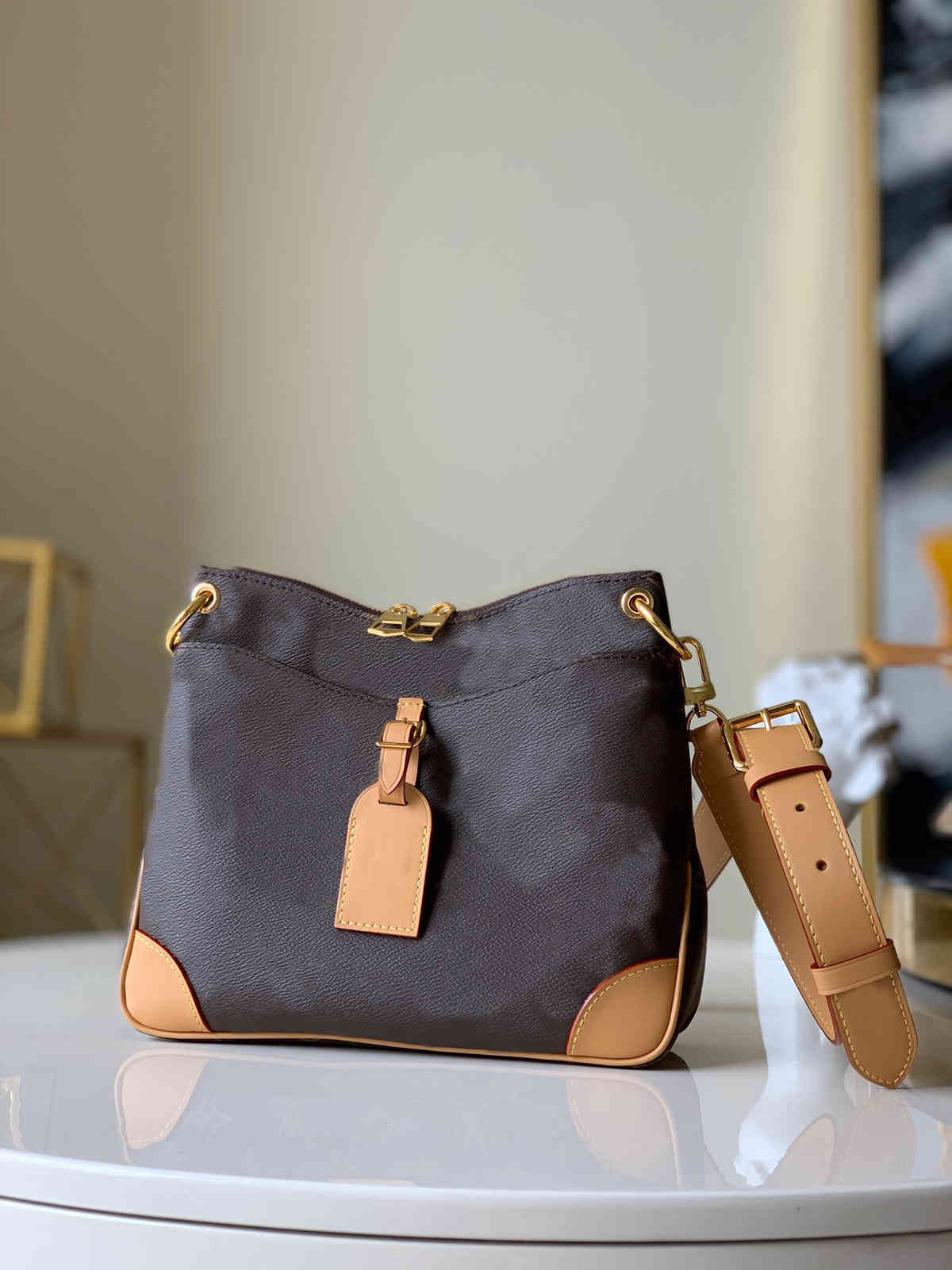 

Bag ODEON MM stylish functional natural leather shoulder women designer M45353